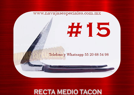 Recta medio tacon